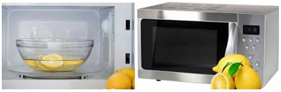 Methods for quick microwave cleaning with proven products