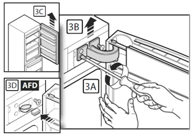 How to change the refrigerator door to the other side in different models - necessary tools and instructions