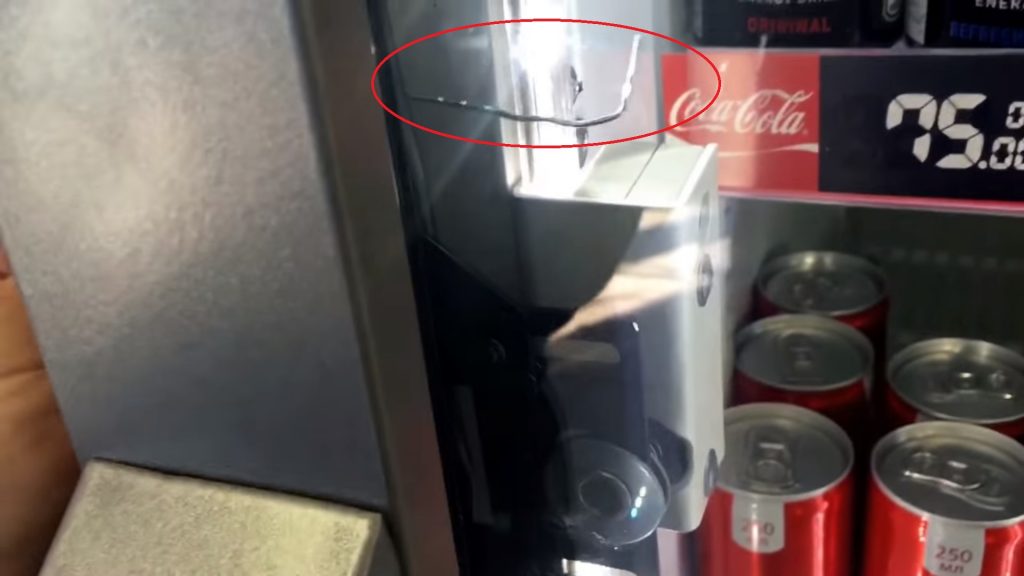 How to open a Pepsi or Coca-Cola refrigerator without a remote control and a key - action algorithm