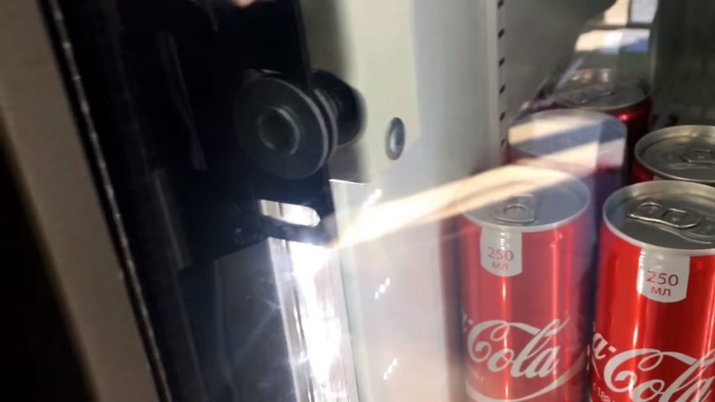 How to open a Pepsi or Coca-Cola refrigerator without a remote control and a key - action algorithm