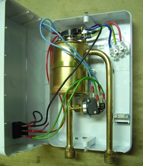 Installation and connection of instantaneous water heater - step by step instructions