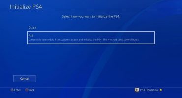 Co znamená inicializace systému PS4